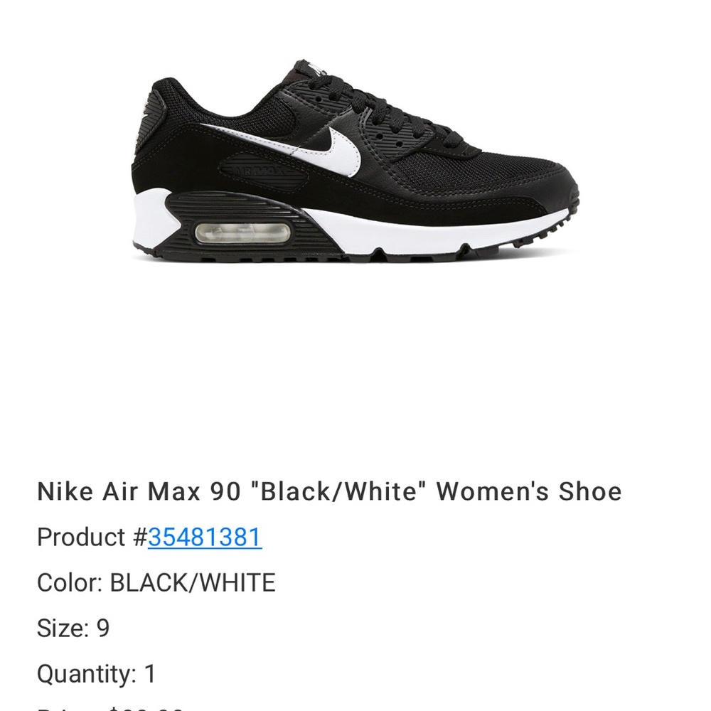 Nike Airmax 90 Womens’ size 9